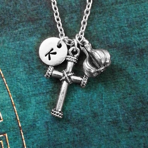 Cross Necklace SMALL Garlic Necklace Vampire Necklace Garlic Jewelry Christian Jewelry Holy Jewelry Vampire Jewelry Sacred Protection Gift