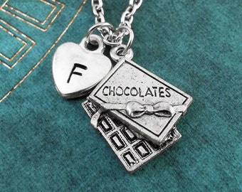 Chocolate Necklace Valentine's Day Gift Personalized Necklace