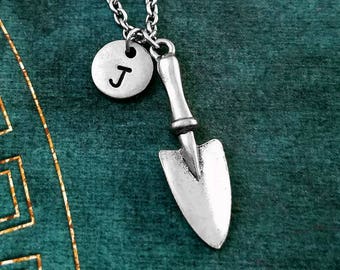 Hand Trowel Necklace SMALL Gardening Tool Necklace Gardening Jewelry Gardener Gift Garden Jewelry Spring Jewelry Summer Gift Personalized