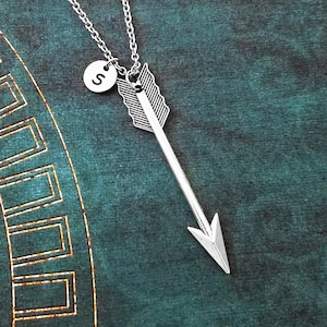 Arrow Necklace LARGE Arrow Jewelry Arrow Charm Necklace Arrow Pendant Necklace Bohemian Jewelry Archer Jewelry Archer Necklace Archery Gift