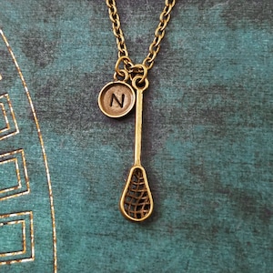 Lacrosse Necklace SMALL Lacrosse Stick Jewelry Girls Lacrosse Team Gift Sports Team Jewelry Crosse Necklace Lacrosse Jewelry Charm Necklace
