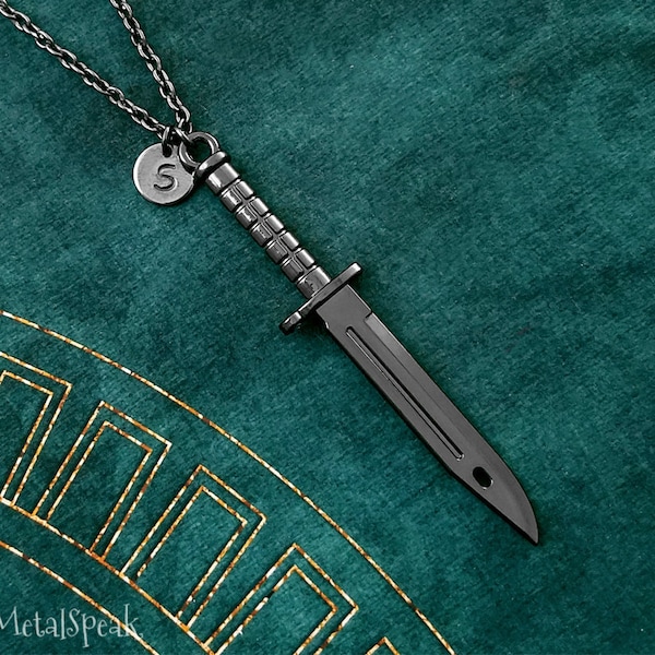 Knife Necklace Etsy