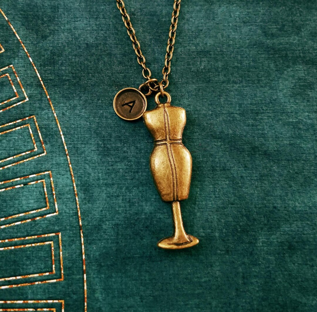 Dress Form Necklace Mannequin Necklace Wedding Jewelry Bridesmaid Gift Charm Necklace Fashion