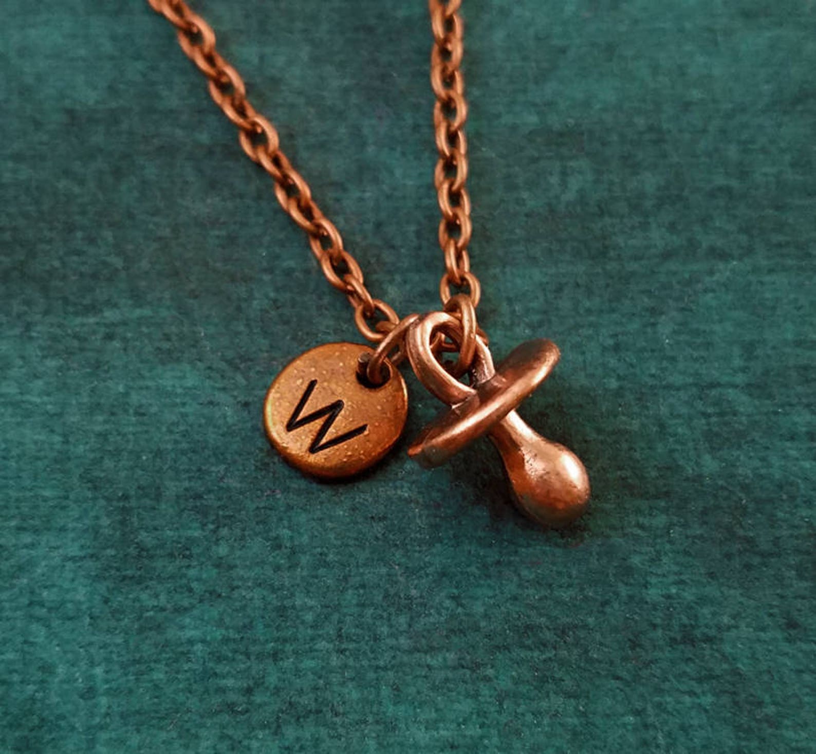 Pacifier Necklace VERY SMALL Baby Pacifier Charm Necklace Etsy UK