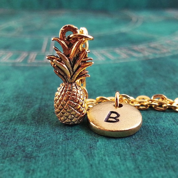Pineapple Necklace Etsy