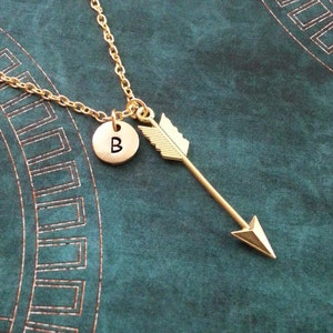 Arrow Necklace, Archer Necklace, Personalized Necklace, Arrow Pendant, Boho Necklace, Arrow Charm Necklace, Bohemian Jewelry, Archery Gift