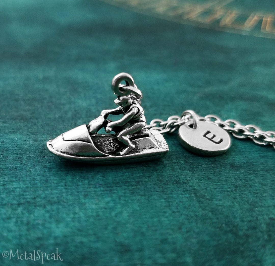 Jetski Necklace Jet Ski Necklace Water Sports Jewelry Summer Jewelry