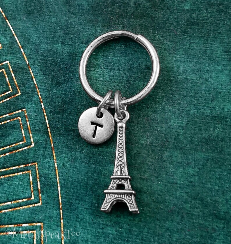 Eiffel Tower Necklace Eiffel Tower Charm Necklace Paris Travel Etsy
