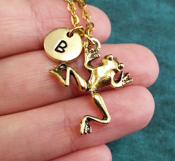 Swing Frog sm. necklace — Bamboo Jewelry