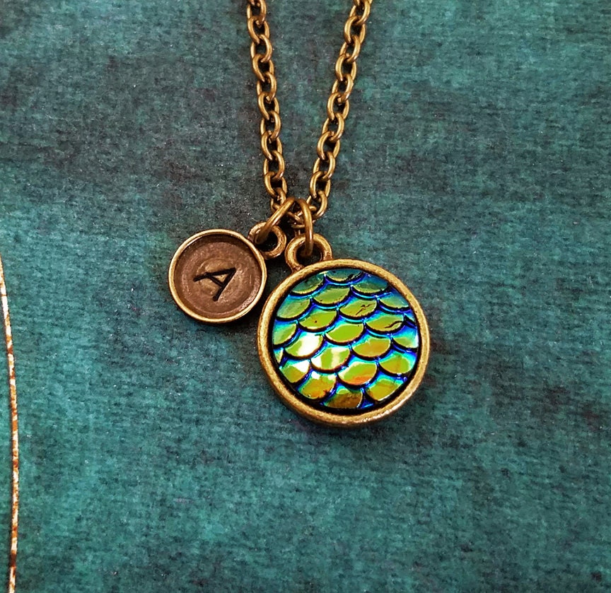 Scales Necklace SMALL Fish Scales Jewelry Scale Necklace Etsy