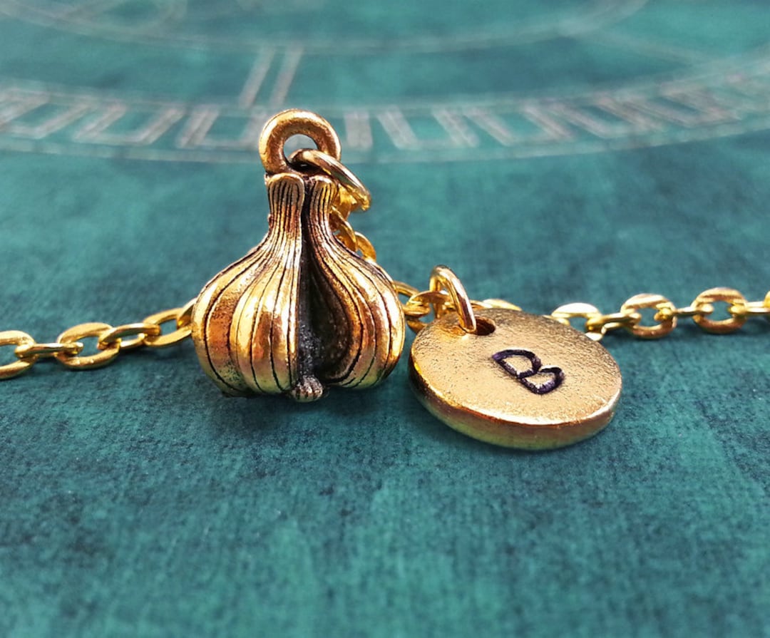 Garlic Necklace VERY SMALL Garlic Jewelry Personalized Jewelry Etsy