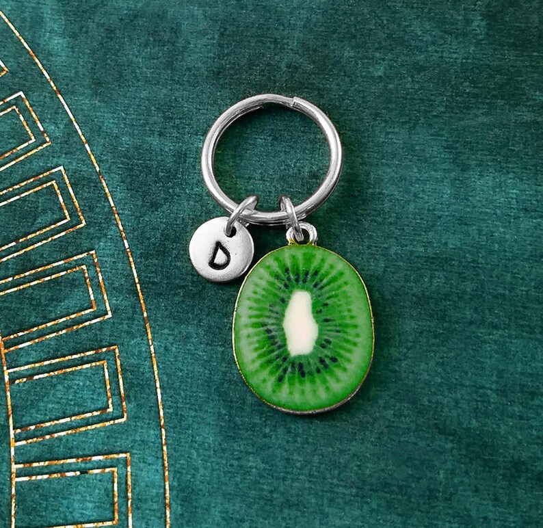 Kiwi Necklace Kiwi Jewelry Food Jewelry Fruit Jewelry Slice Etsy