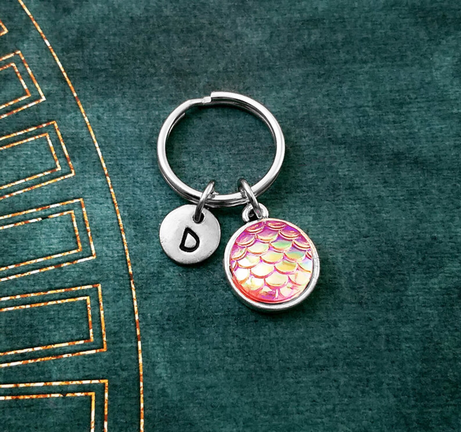 Pink Scales Necklace SMALL Fish Scales Jewelry Mermaid Etsy