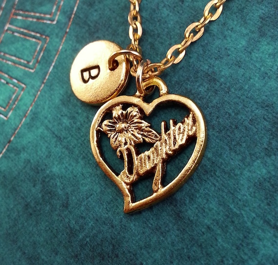 Daughter charm necklace outlet