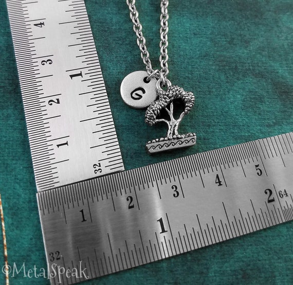 Bonsai shop tree necklace
