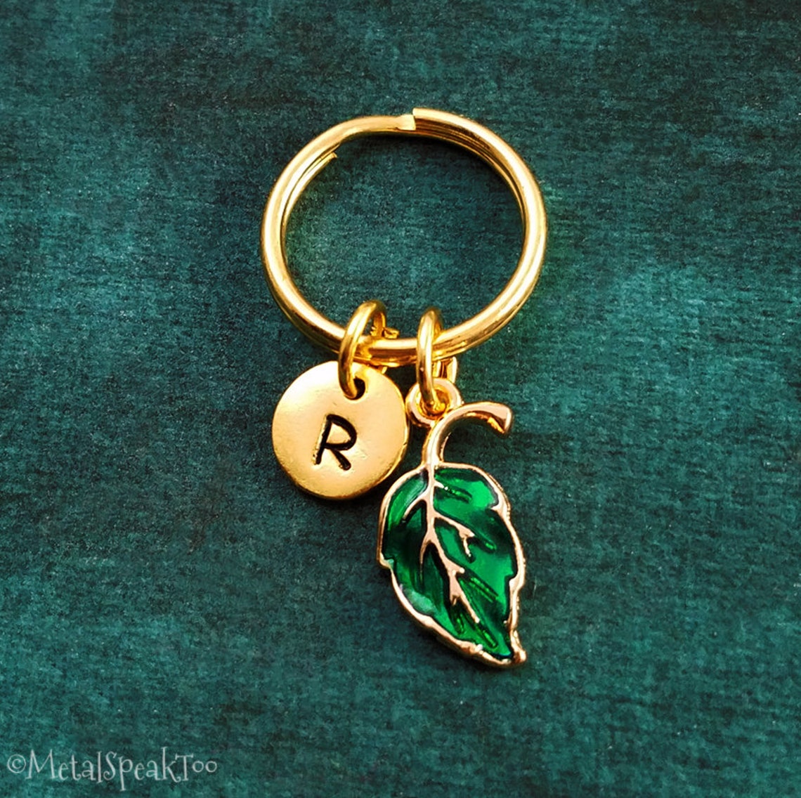 Leaf Necklace SMALL Green Leaf Charm Leaf Jewelry Leaf Pendant Etsy UK