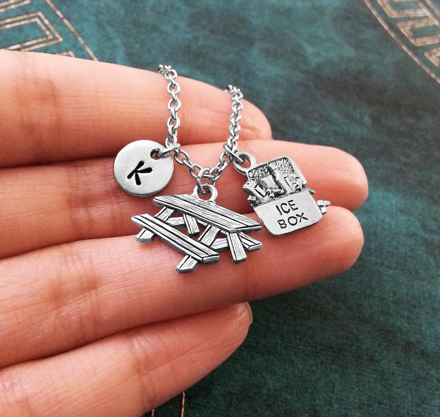 Picnic Table Necklace Picnic Table Jewelry Picnic Necklace - Etsy