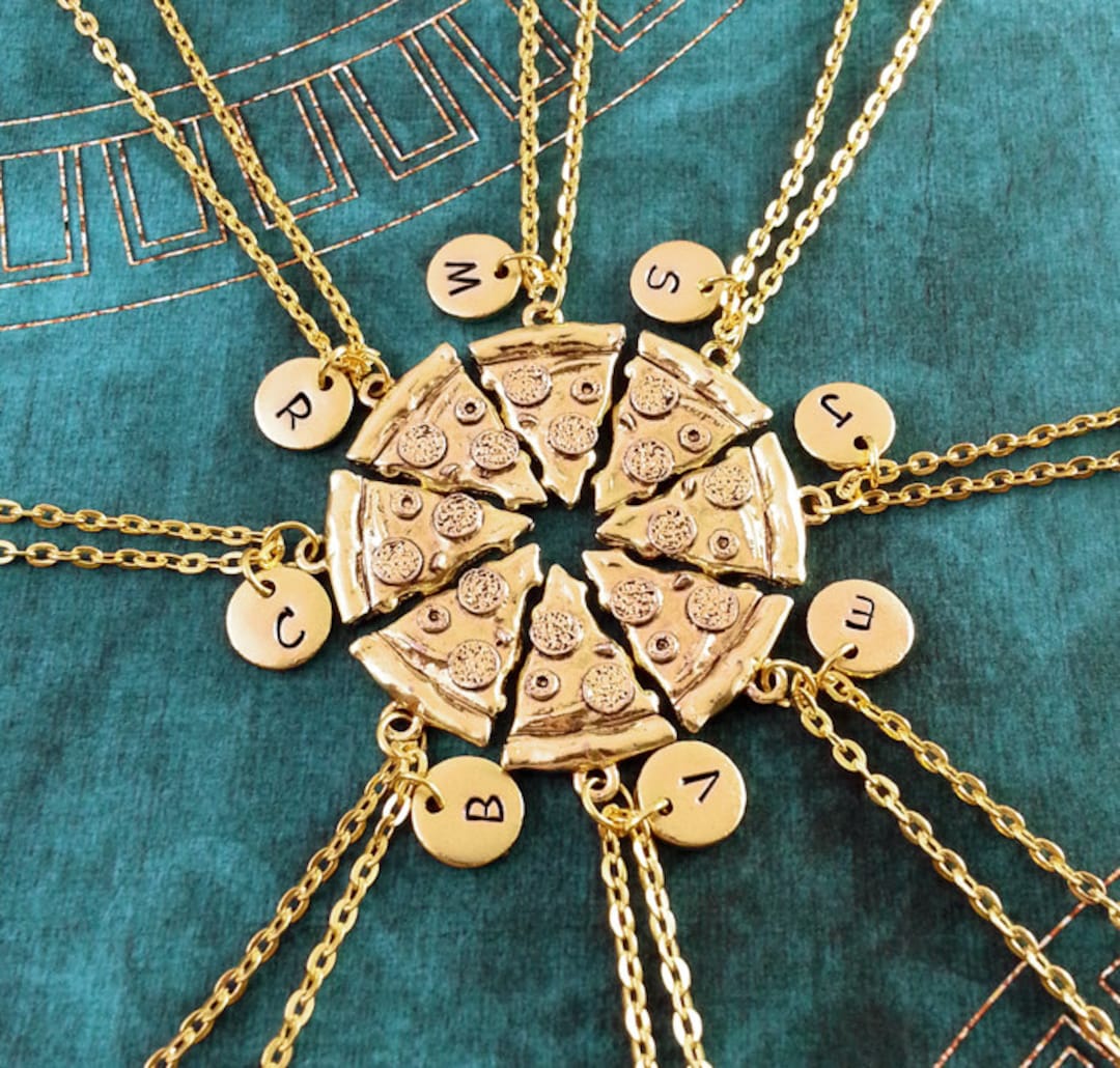 Pizza best friend best sale necklaces