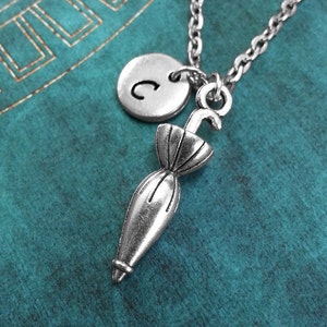 Umbrella Necklace, Personalized Necklace, Umbrella Pendant, Custom Necklace, Umbrella Jewelry, Monogram Necklace, Umbrella Charm Necklace