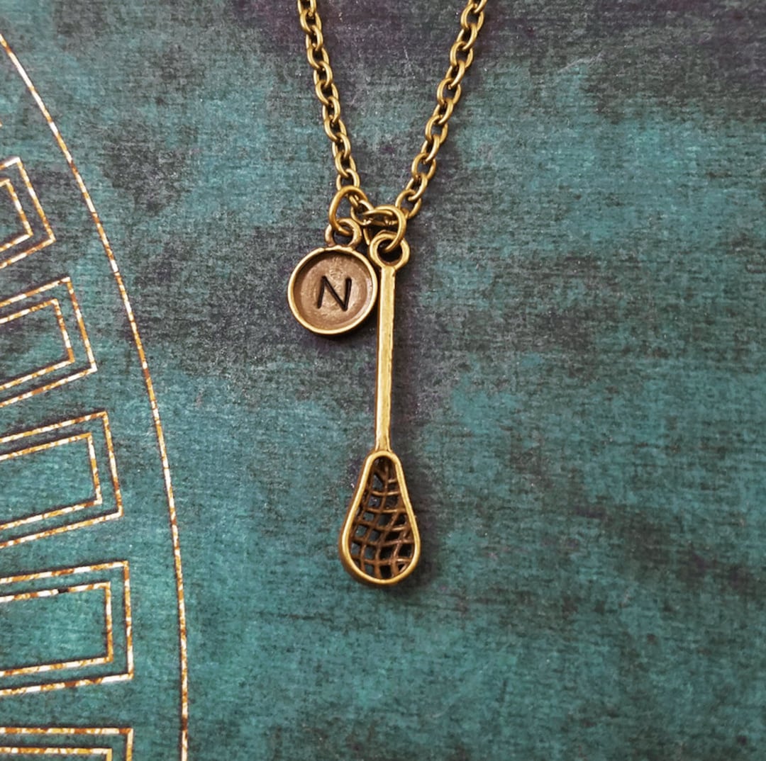 Lacrosse Necklace SMALL Lacrosse Stick Jewelry Girls Lacrosse Team Gift