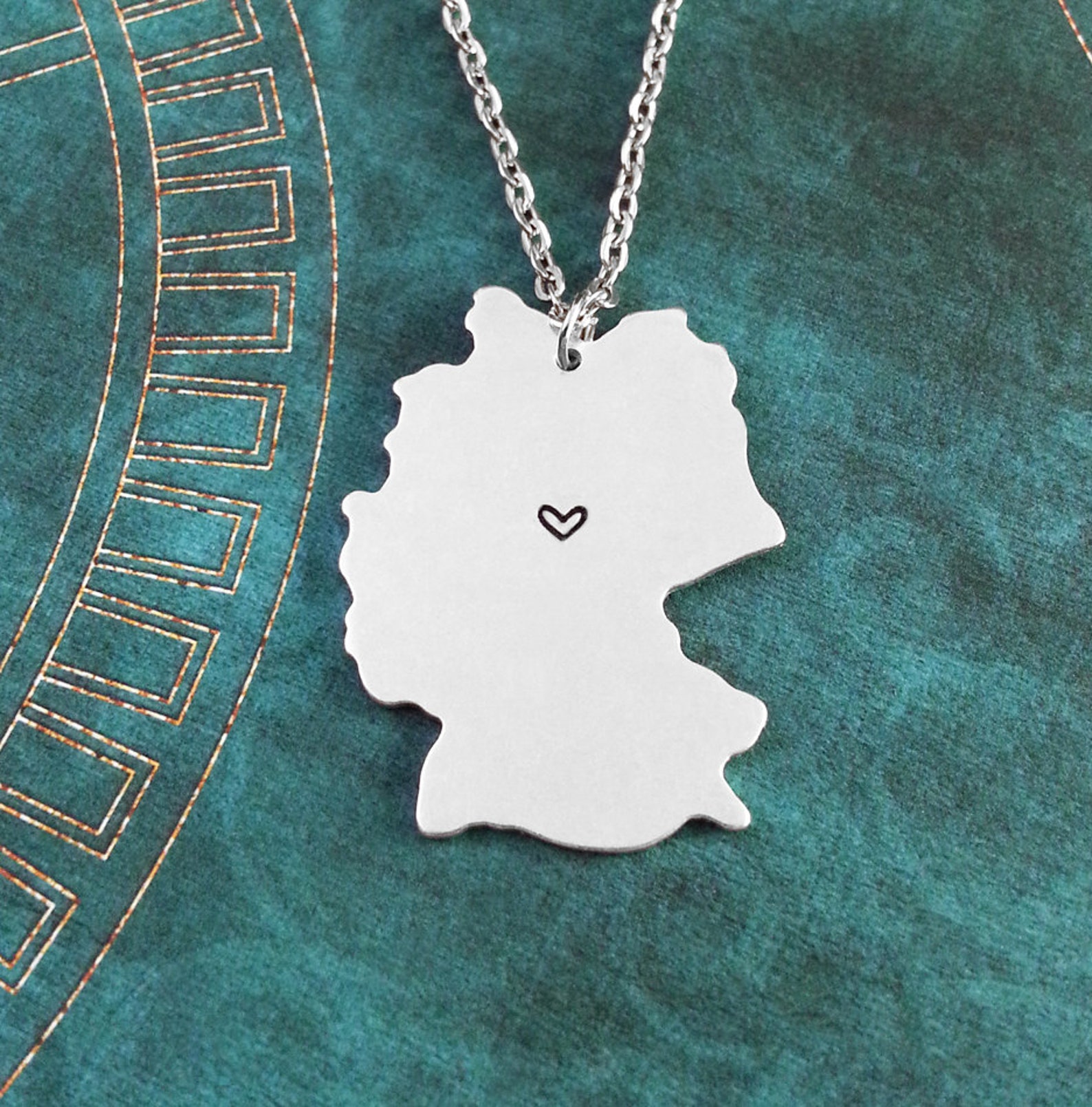 Germany Necklace Personalized