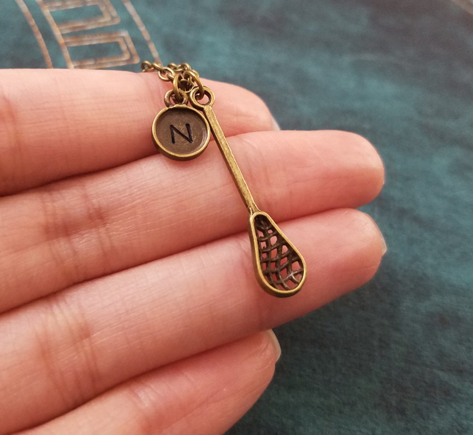 Lacrosse Necklace SMALL Lacrosse Stick Jewelry Girls Lacrosse Etsy