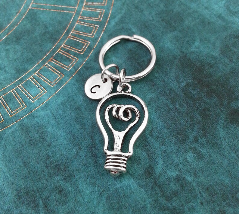 Lightbulb Necklace Light Bulb Necklace Personalized Etsy