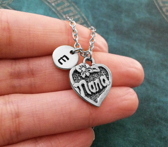 Nana Necklace Nana Jewelry Grandma Necklace Grandma Jewelry Silver