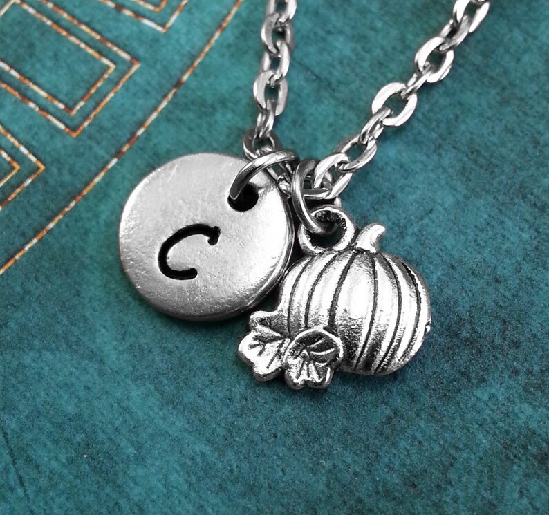 Pumpkin Necklace Small Jewelry Pendant Image 0