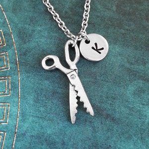 Scissors Necklace SMALL Scrapbooking Scissors Jewelry Scrapbooking Gift Scrapbook Jewelry Curvy Scissors Charm Necklace Scissors Pendant