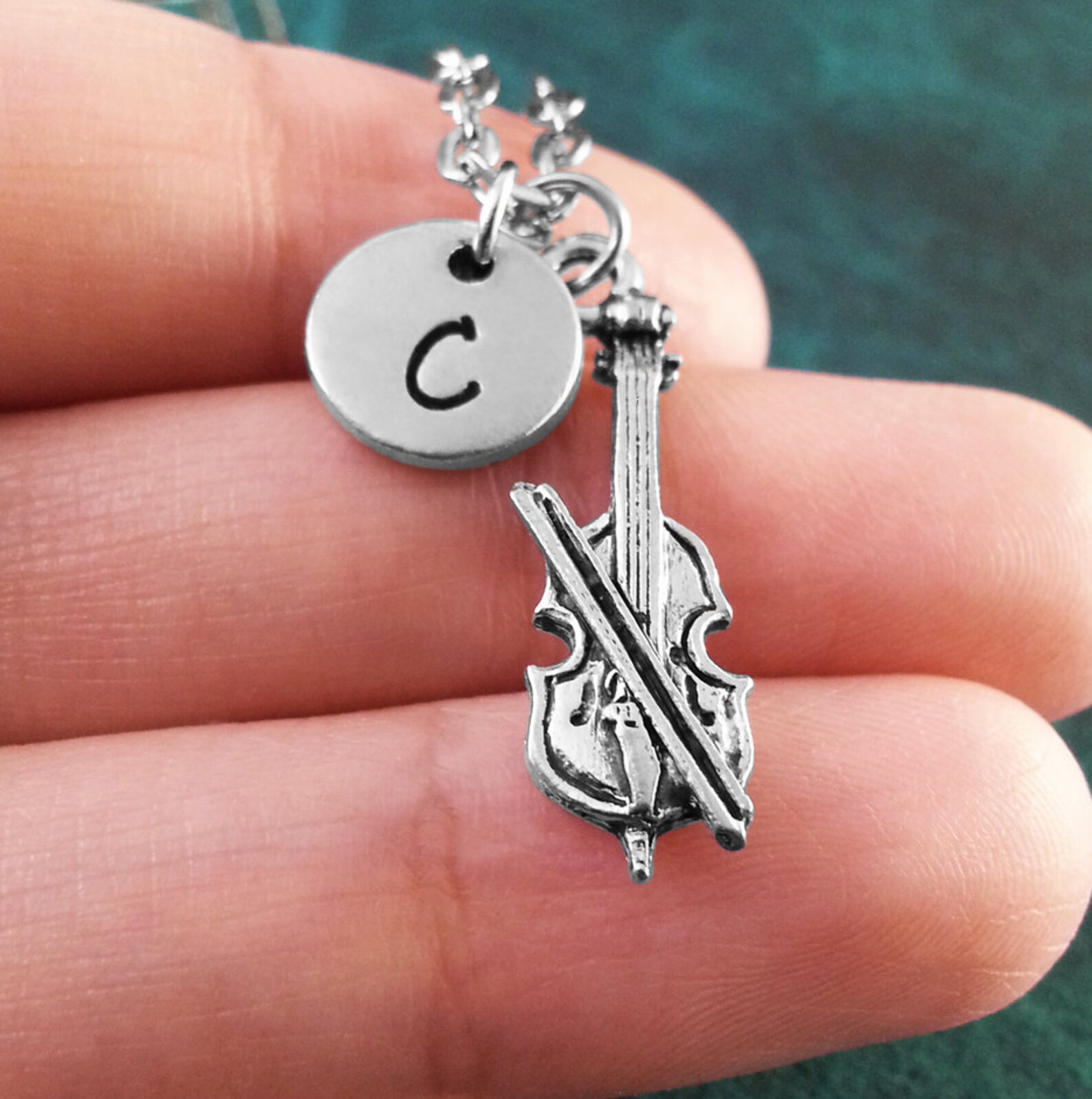 Cello Necklace Personalized Necklace Cello Pendant Gift for Etsy