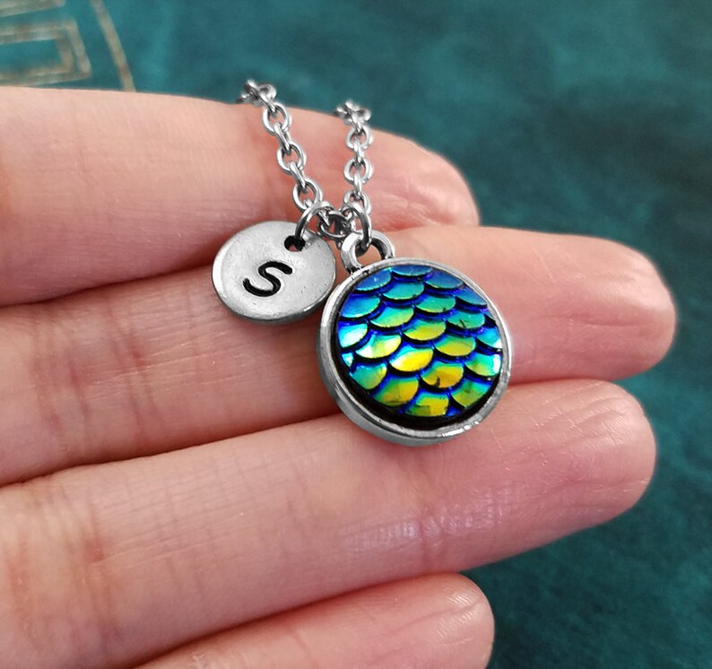 Scales Necklace SMALL Fish Scales Jewelry Scale Necklace Etsy