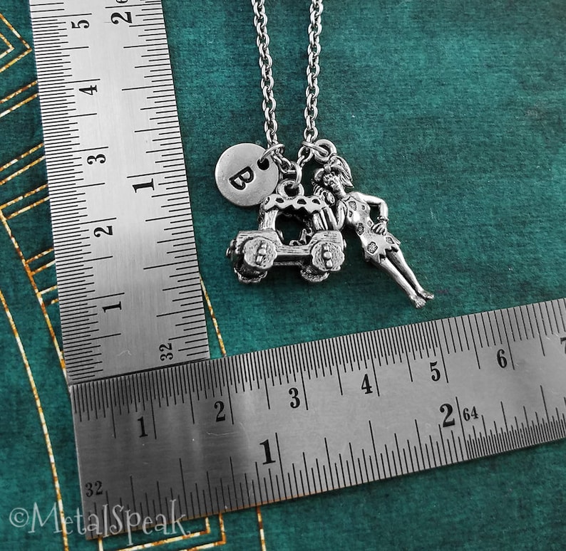 Cavewoman Necklace SET of 2 Charm Necklaces Cave Woman Necklace Caveman Necklace Couples Jewelry Couples Necklace Wife Necklace Car Pendant