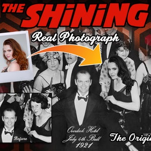 Custom Real Ending Group Photograph From The Shining. High Definition. Stephen King, Stanley Kubrick, Jack Nicholson, Overlook Hotel