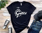 Gretsch Drums T Shirt, Cool Musician T-shirt, Drummer T-Shirt, Music Shirt, Gift for Musician, Percussionist Gift