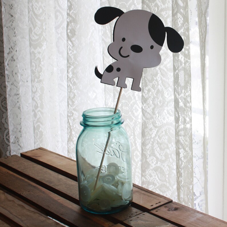 Puppy Centerpieces Puppy Party Puppy Shower Terrier Etsy