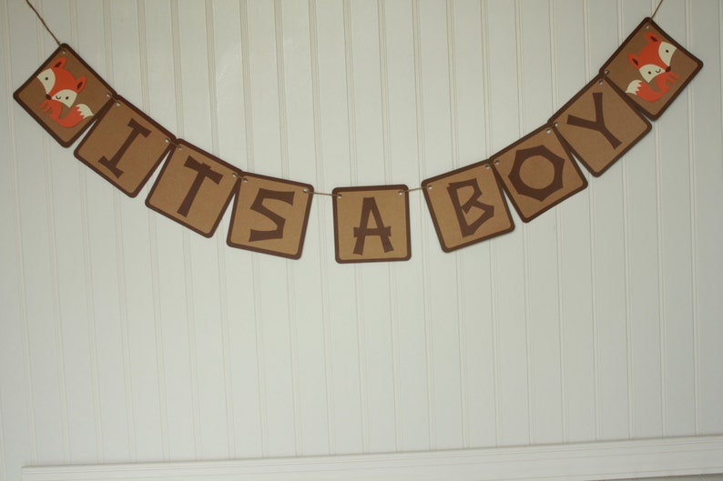 Woodland It S A Boy Banner Woodland Baby Shower Woodland Etsy Woodland It S A Boy Banner Woodland Baby Shower Woodland Etsy