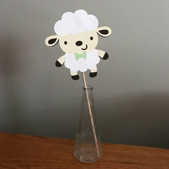 Boy Shower Decorations Boy Baby Shower Lamb Baby Shower Etsy