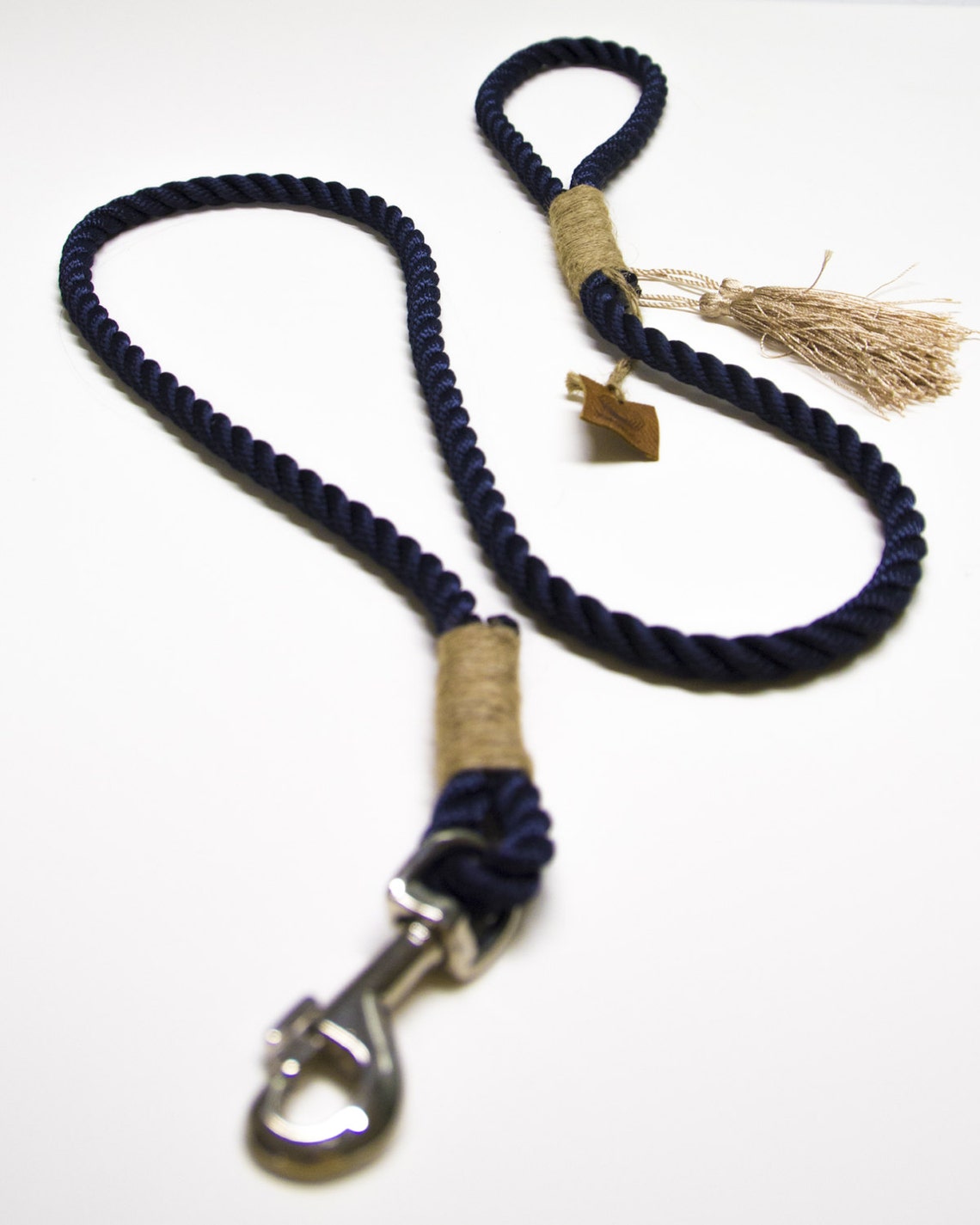 Blue Rope Dog Collar and Leash Set. Nautical Rope Collar Etsy