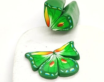 Butterfly murrina for creations in polymer clay, raw baton in polymer clay, tools for polymer clay, butterflies.