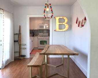 Cotización personalizada de mesa de comedor Live Edge