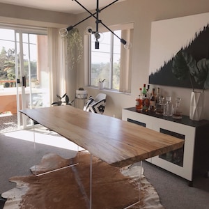 Custom Live Edge Table