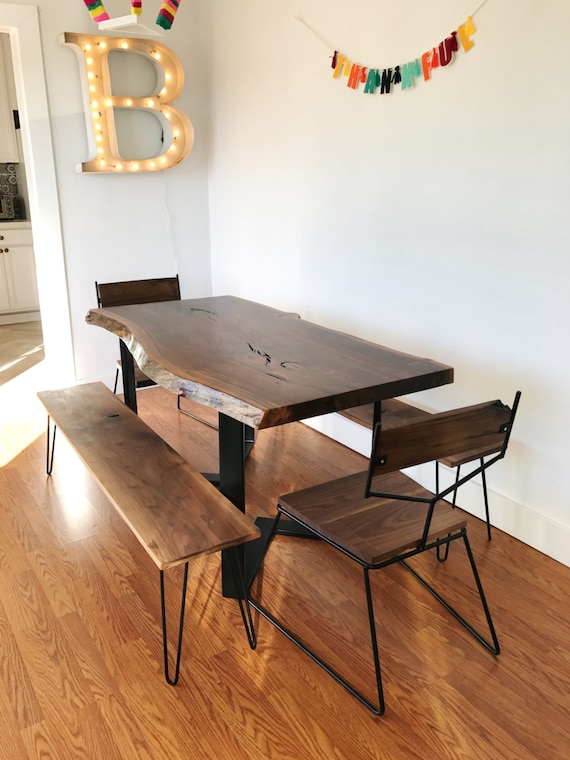 Custom Live Edge Dining Table E Custom Live Edge Dining Table E, How To Make A Live Edge Dining Table