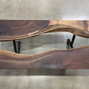 Custom Live Edge Glass River Table Quote image 3