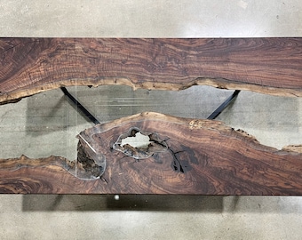 Custom Live Edge Glass River Table Quote