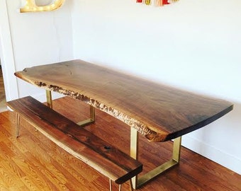 Cotización personalizada de mesa de comedor Live Edge