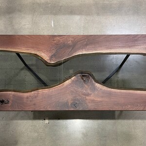 Custom Live Edge Glass River Table Quote image 2