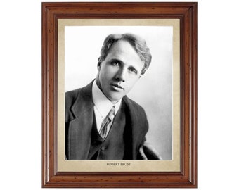 Robert Frost portrait; 18x24" print (does not include frame)