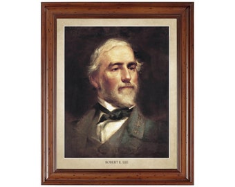 Robert E. Lee portrait; 18x24" print on premium photo paper (does not include frame)