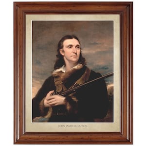 John James Audubon portrait; 18x24&quot; print on premium photo paper (does not include frame)